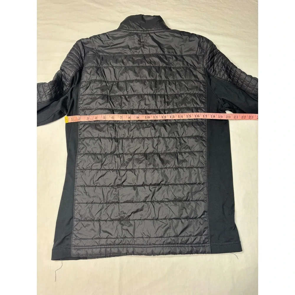 Under Armour Maryland Terrapins Jacket Mens Medium Black Hybrid Puffer Full Zip